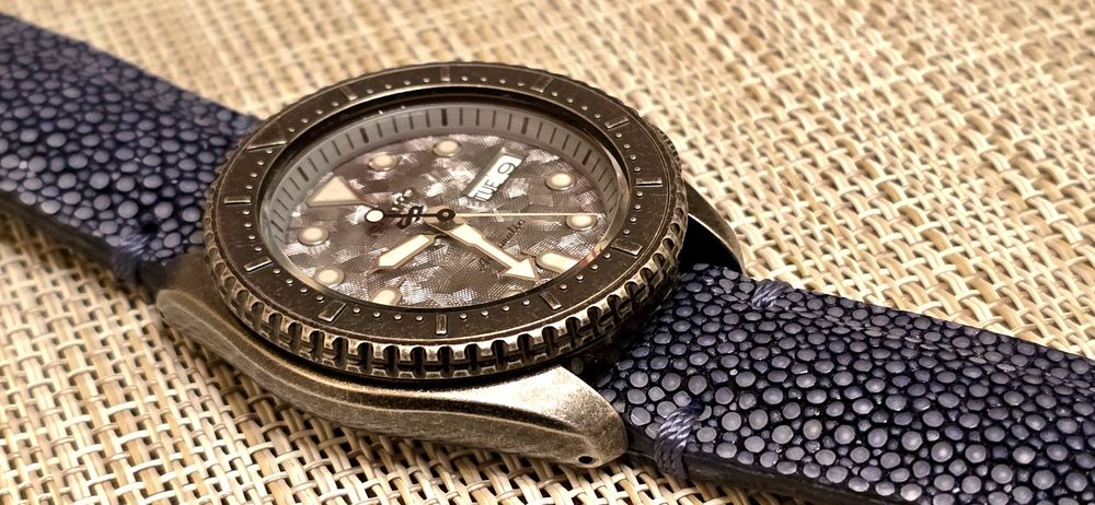 Seiko Automatic Unic – Curea Exotică Pisică de Mare–Super Preț!Impecab