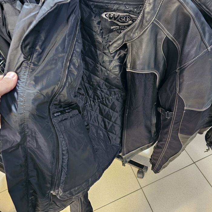 Geaca moto textil si piele marimea weiseL-XL