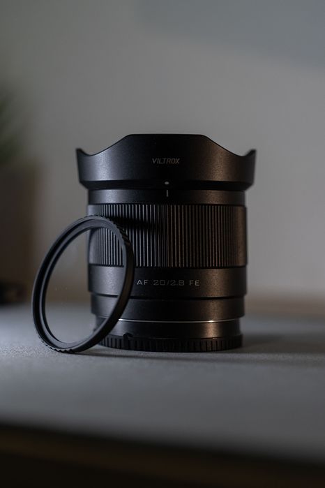 Obiectiv Viltrox 20mm f/2.8–stare impecabilă + filtru UV K&F Concept