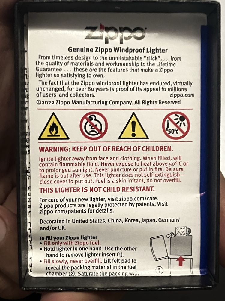 Продам оригинальную ZIPPO