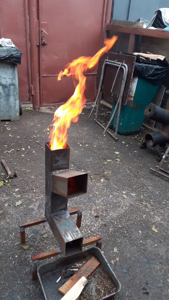Soba racheta pentru gatit la foc 120 mm