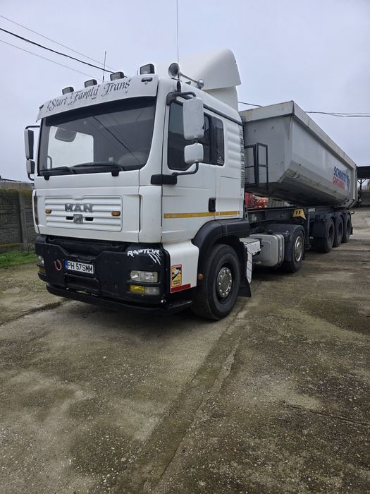 Vand ansamblu basculabil MAN TGA si bena Schmitz