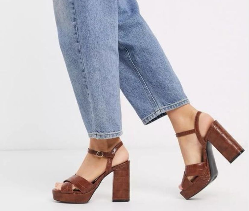 Сандали на платформа Mango/Манго