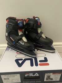 Patine copii Fila J-One ice HR black/red/blue, marimea 36-40