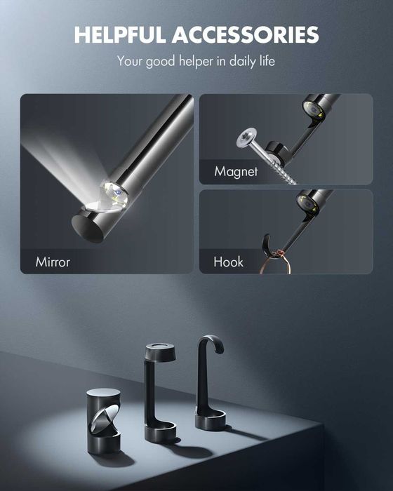 Camera Inspectie Endoscop HD Andr iOS Win rez apa, REDUS de la 150 RON