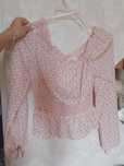 Bluza roz vaporoasa Sinsay S noua
