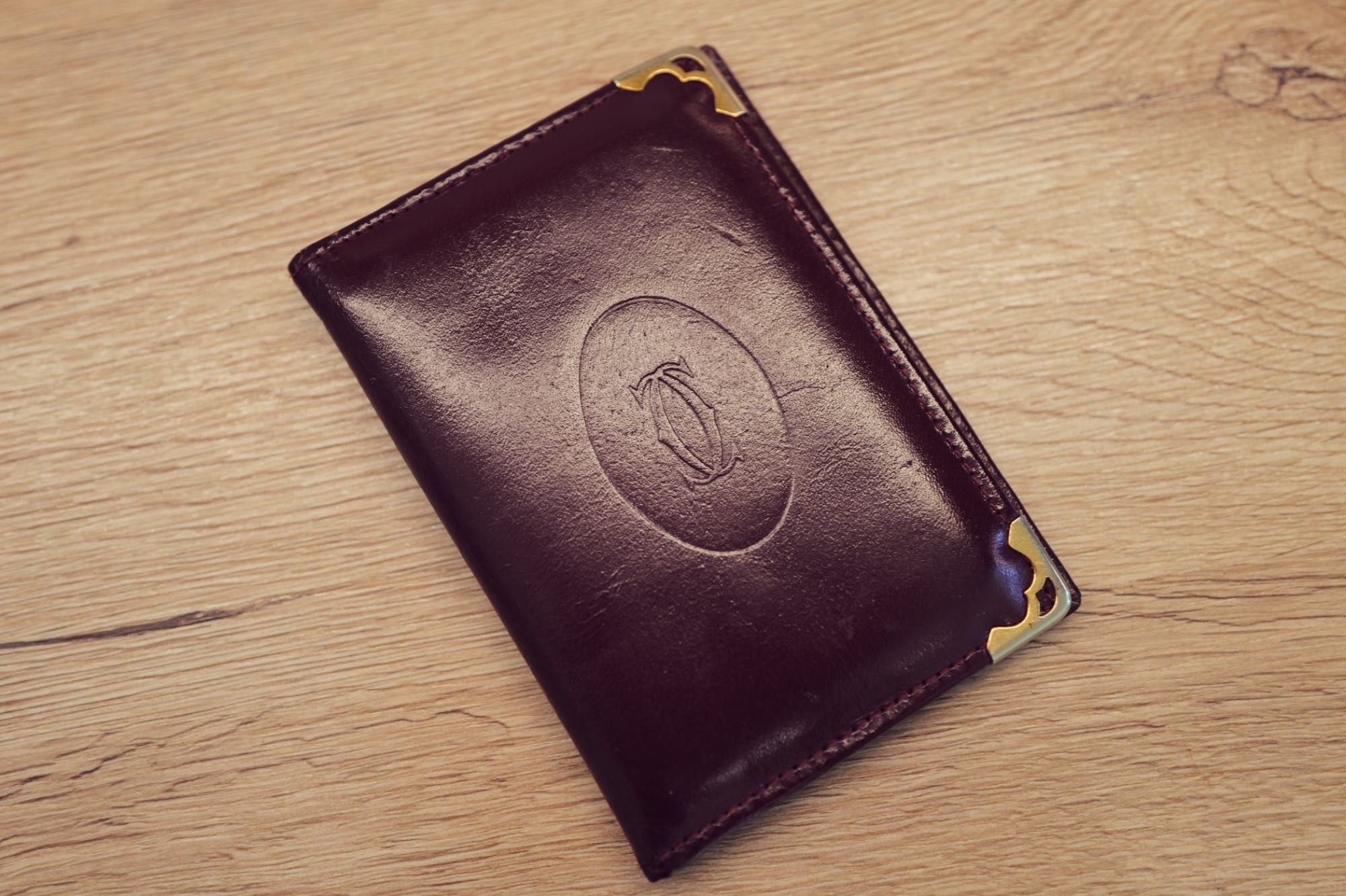 Cartier card holder portofel carduri Original piele