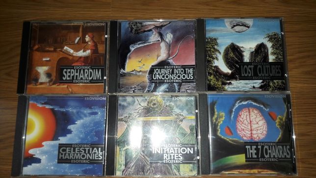Colecție de cd-uri cu muzică ezoterica , new age