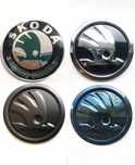 Set 2 Embleme SKODA Octavia Fabia Superb 1  Rapid 8/9 Cm