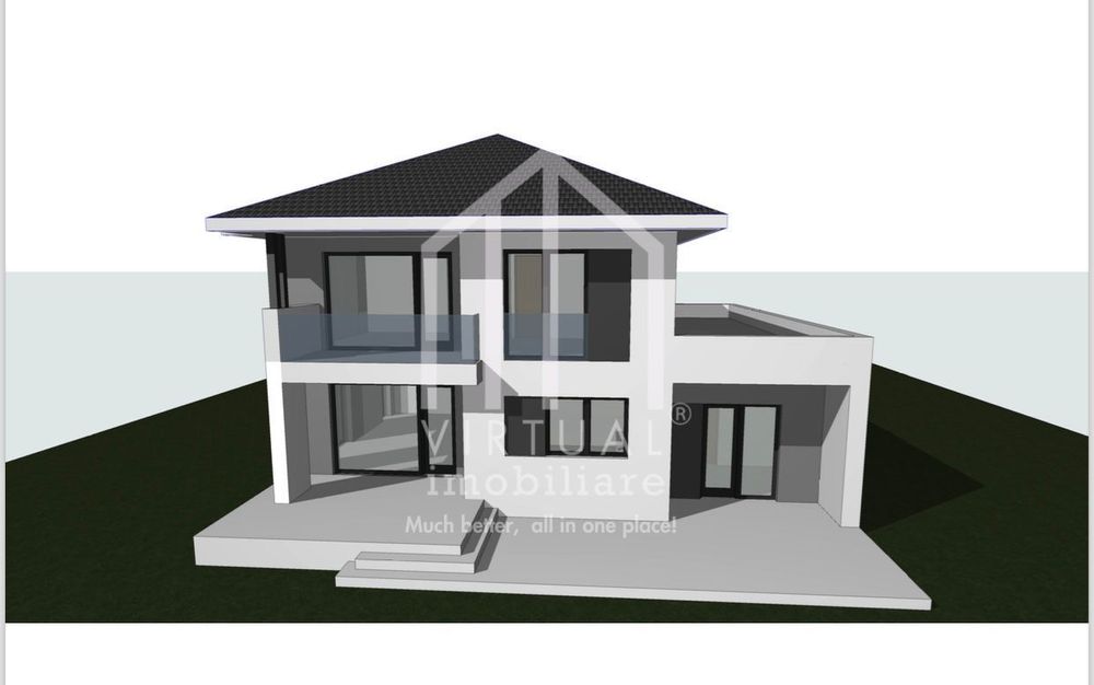 Casa individuala, 120mp utili, 5 camere, garaj, terasa, 550mp teren