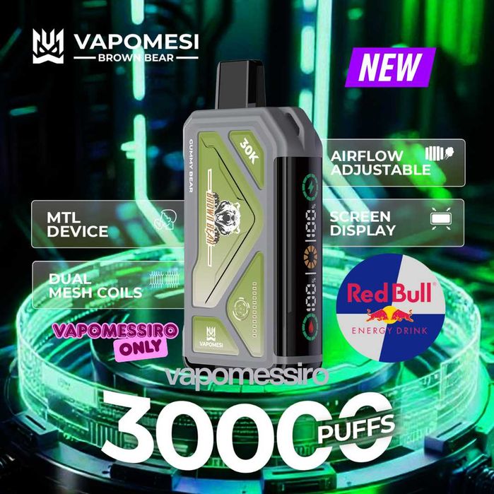 Vapomesi Brown Bear 30.000 Puffuri