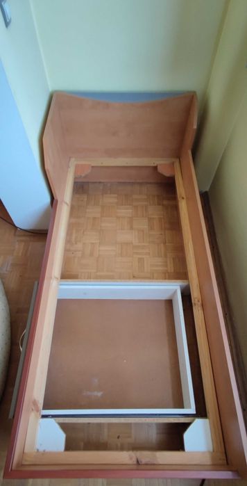 Легло с двулицев матрак и ортопедична рамка 82 х 190 см