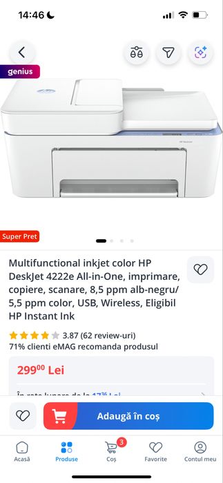 Imprimanta hp ff buna
