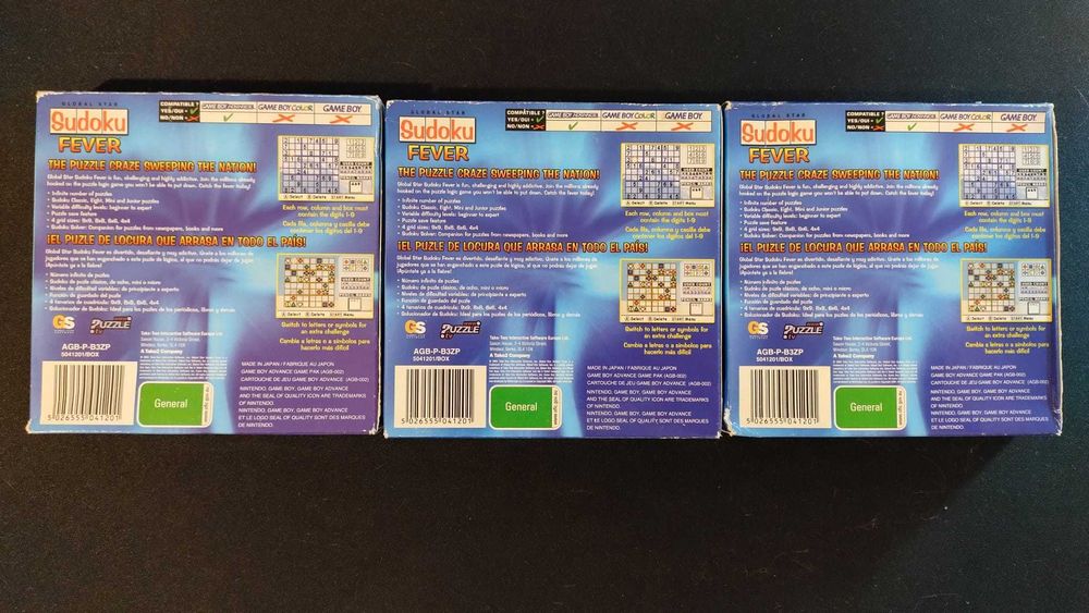 Sudoku Fever - Game Boy Advance caseta joc nintendo NOUA