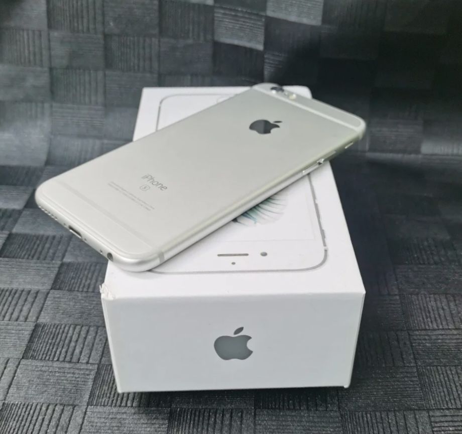 Iphone 6s silver (100% baterie) IMPECABIL