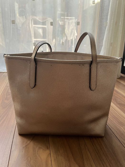 Geanta COACH Originala Aurie Sclipitoare
