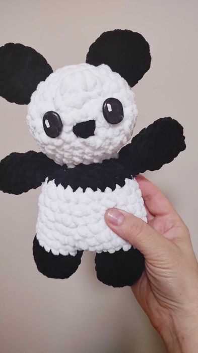 Плетена играчка ПАНДА