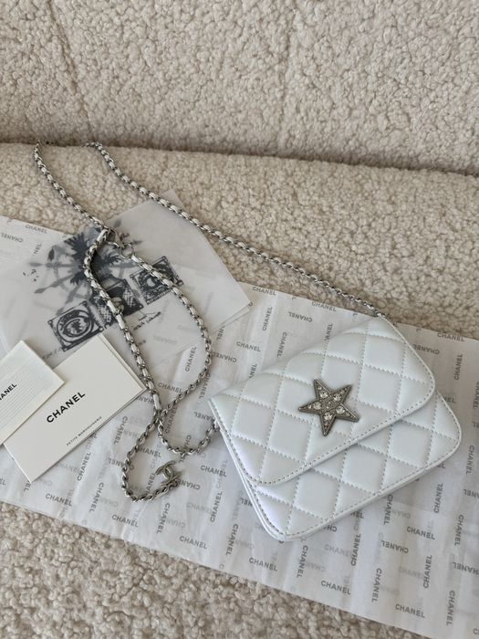 CH дамска мини чантичка в бяло New Season