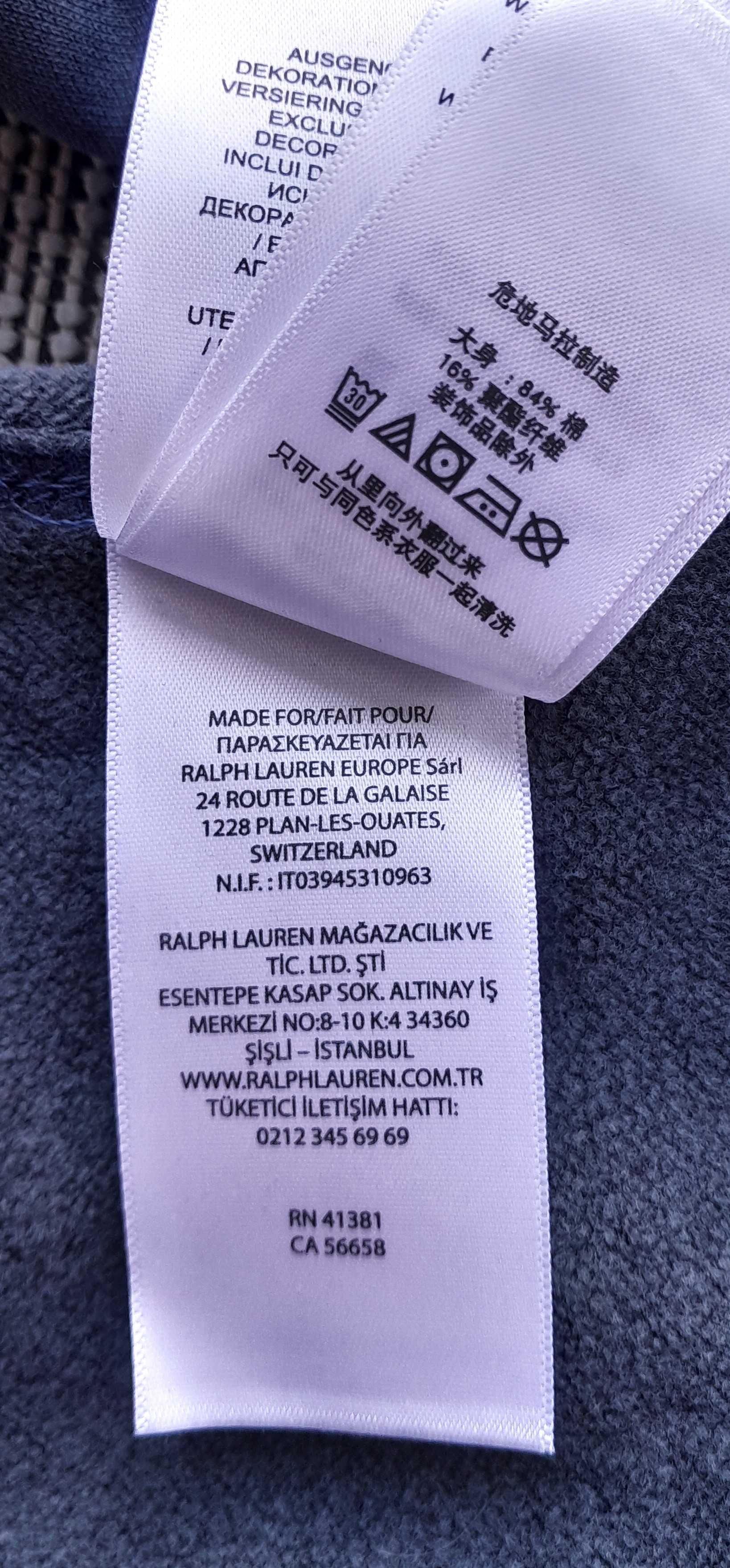 Polo Ralph Lauren garment dyed fleece sweatshirt  блуза М / оригинал