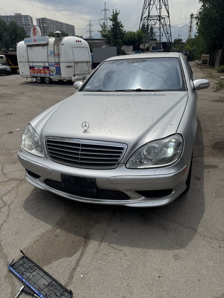 Сетка в бампер w220 рест