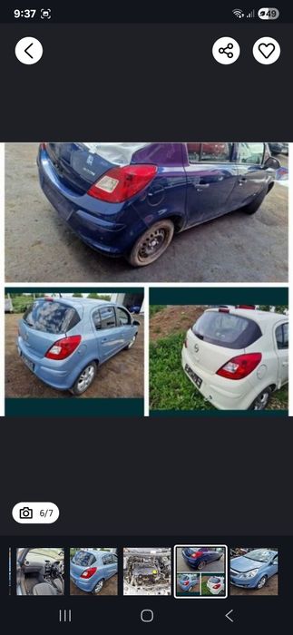 Dezmembrez Opel Corsa D 1.3cdti 1.2i 1.4i Piese