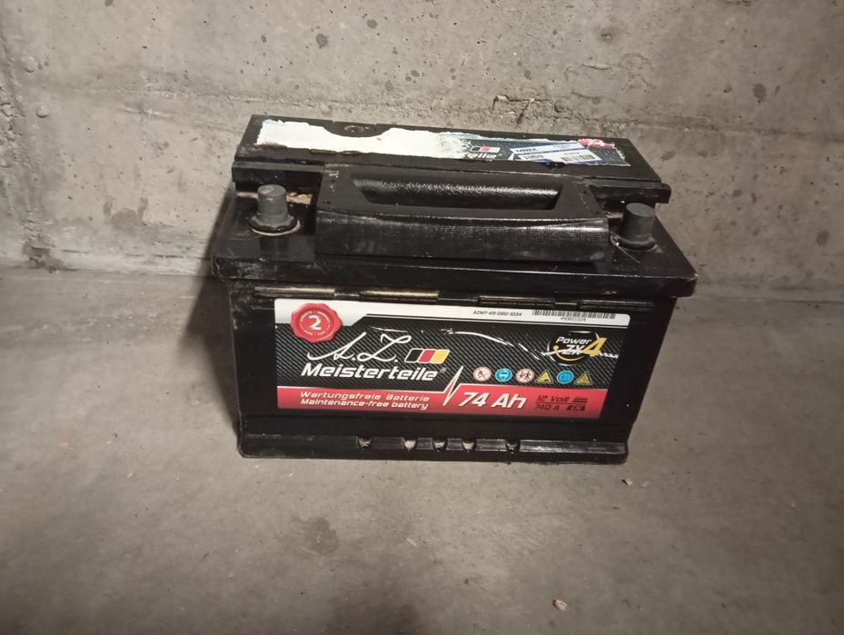Baterie auto 74 amperi  stare perfecta