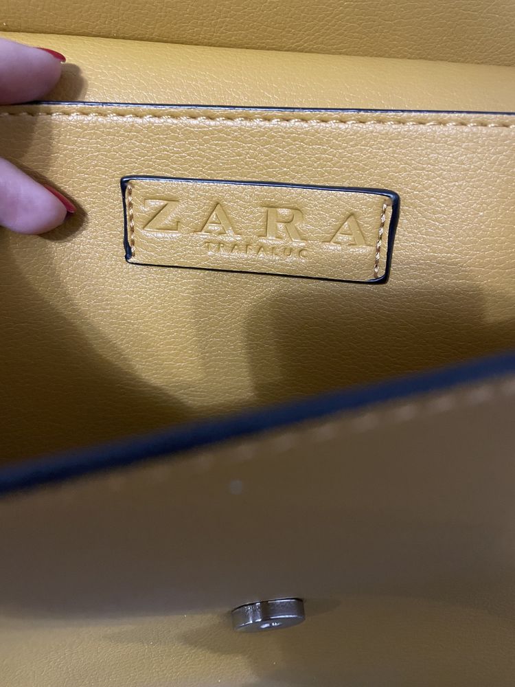Чанта ZARA - цвят горчица