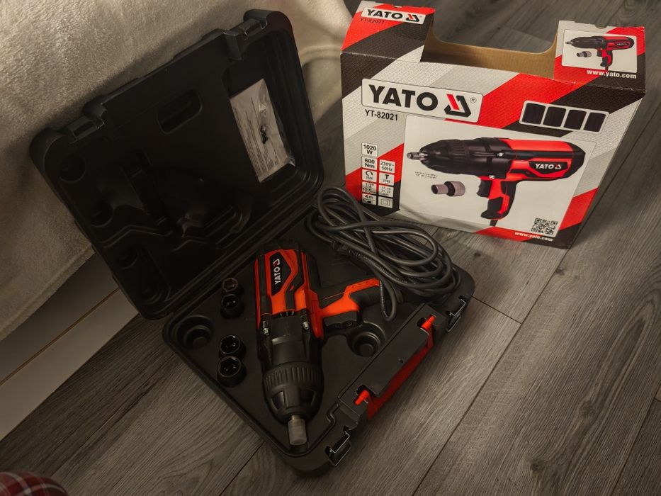 Pistol electric de impact Yato YT-82021, 600 Nm, 1/2