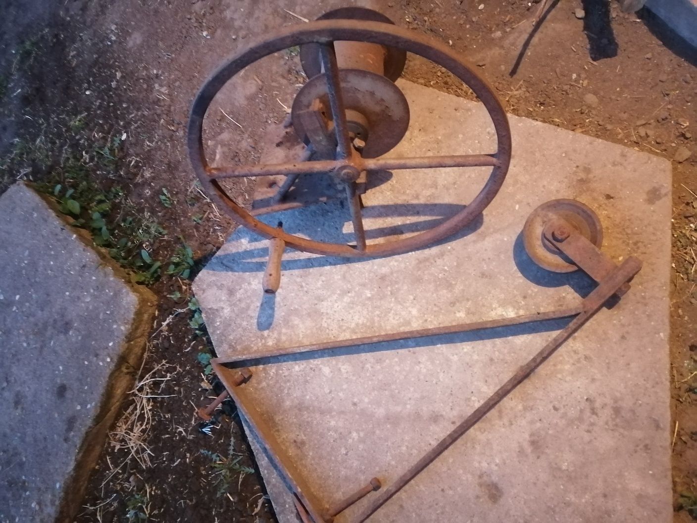 Tambur /roata fântână