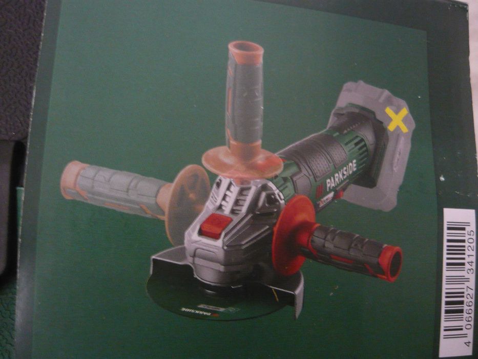 Flex Parkside pe acumulator, NOU, polizor unghiular 20 V, polidisc