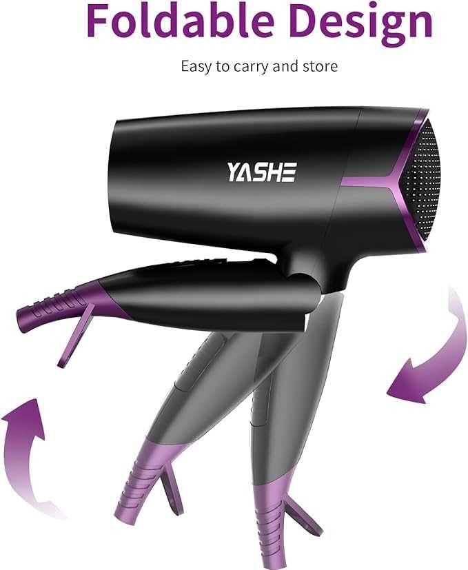 Сгъваем сешоар Yashe 1700W , компактен, за път