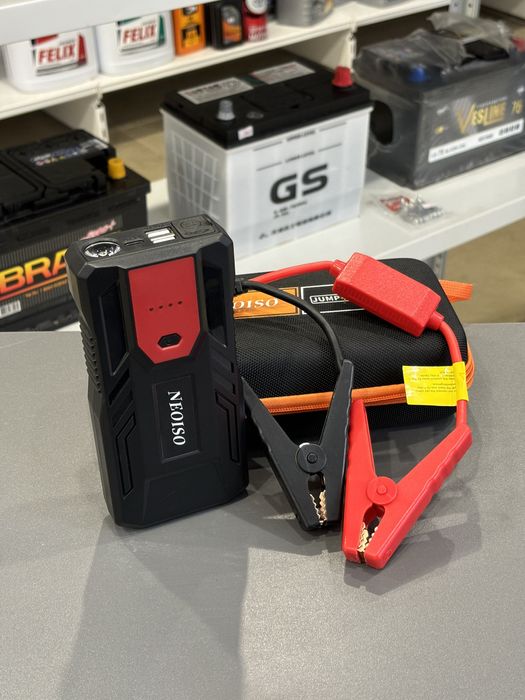 Пуско-зарядное устройство Power Bank Автозаводка прикуриватель Пауэр