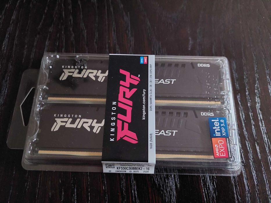 Kingston Fury Beast 16GB (2x8GB) DDR5