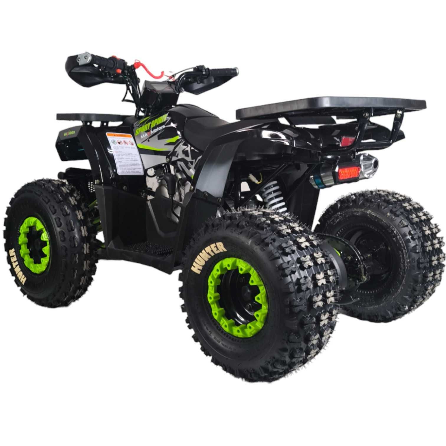 ATV 150 кубика бензин Hunter - Green/White