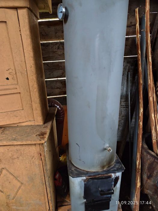 Ansamblu boiler cu focar si usi din fonta, Economic FM, 90 l