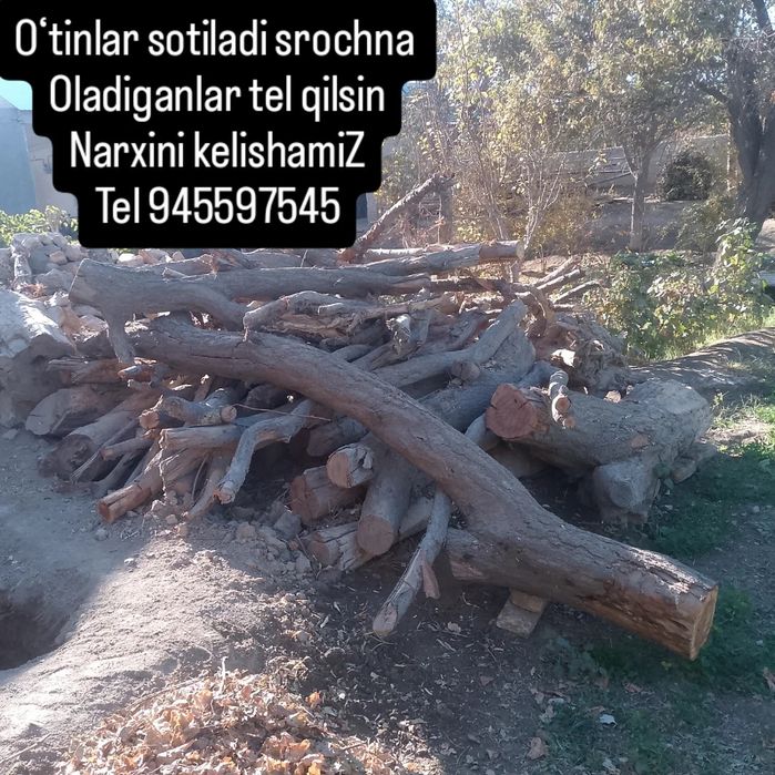 Oʻtin sotiladi srochna