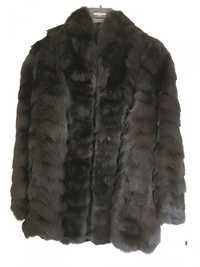 Палто от черна лисица