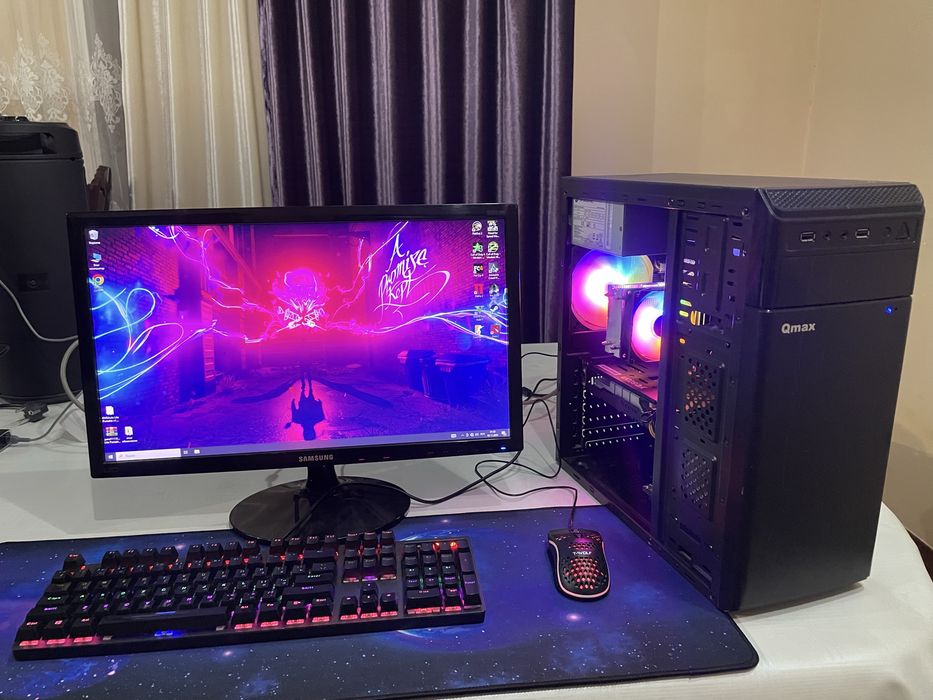 Компьютер на i5-4570 Rx 570 Озу 16gb Игровой компьютер, для работы