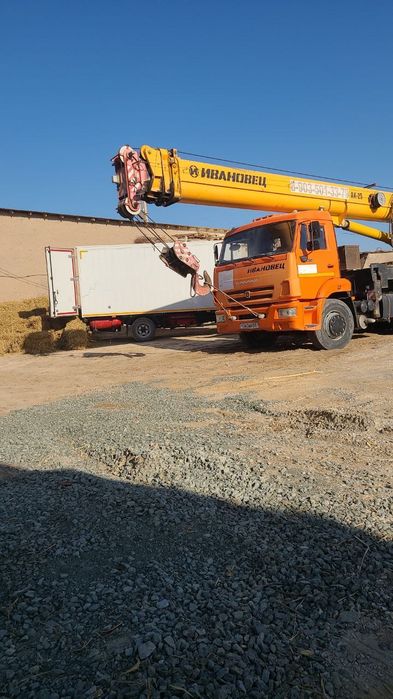 КАМАЗ КРАН СОТИЛАДИ 32 метр.25 тонналик.
