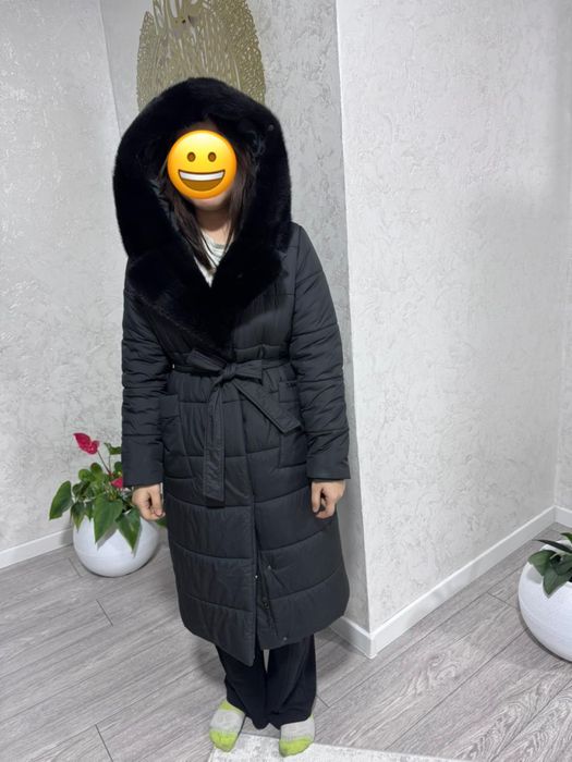 зимняя куртка с норковым воротником!