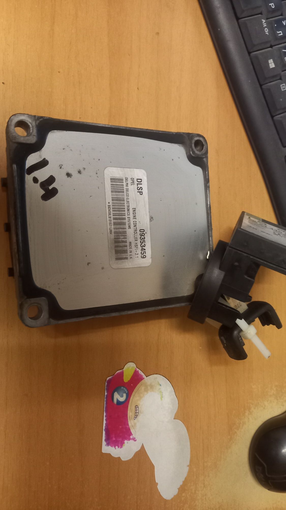 Компютър и дросел за Опел Астра G 1.4 16V DLSP 09358459