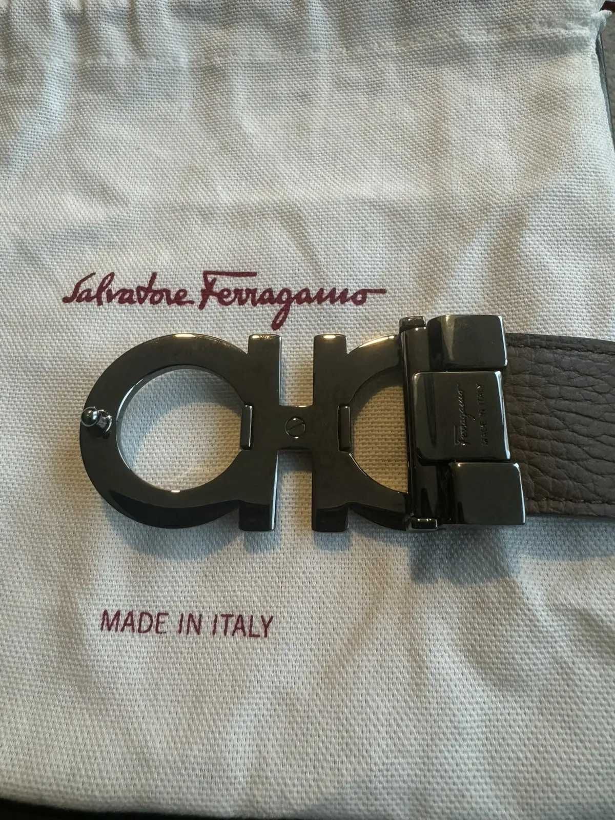 Curea Salvatore Ferragamo din piele lungime reglabila
