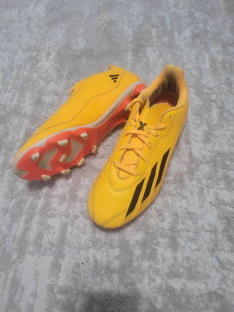 Vand ghete fotbal crampoane, Adidas  X Speed Portal, mărimea 38 2/3