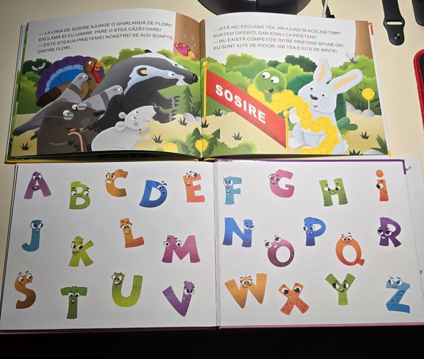 Scurte povesti cu literele alfabetului ( litere de tipar)