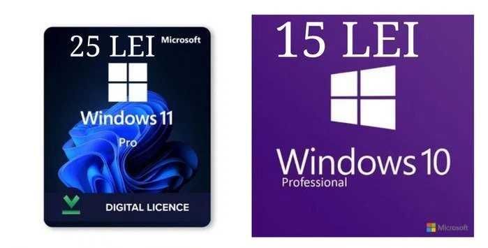 Licenta Windows 11/10 Pro permanenta Online sau Stick USB