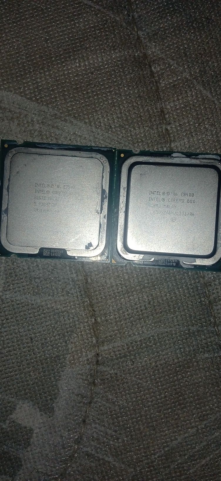два core 2 duo(E8400 и Е7500)