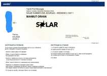Билети за Solar Mahmut Orhan
