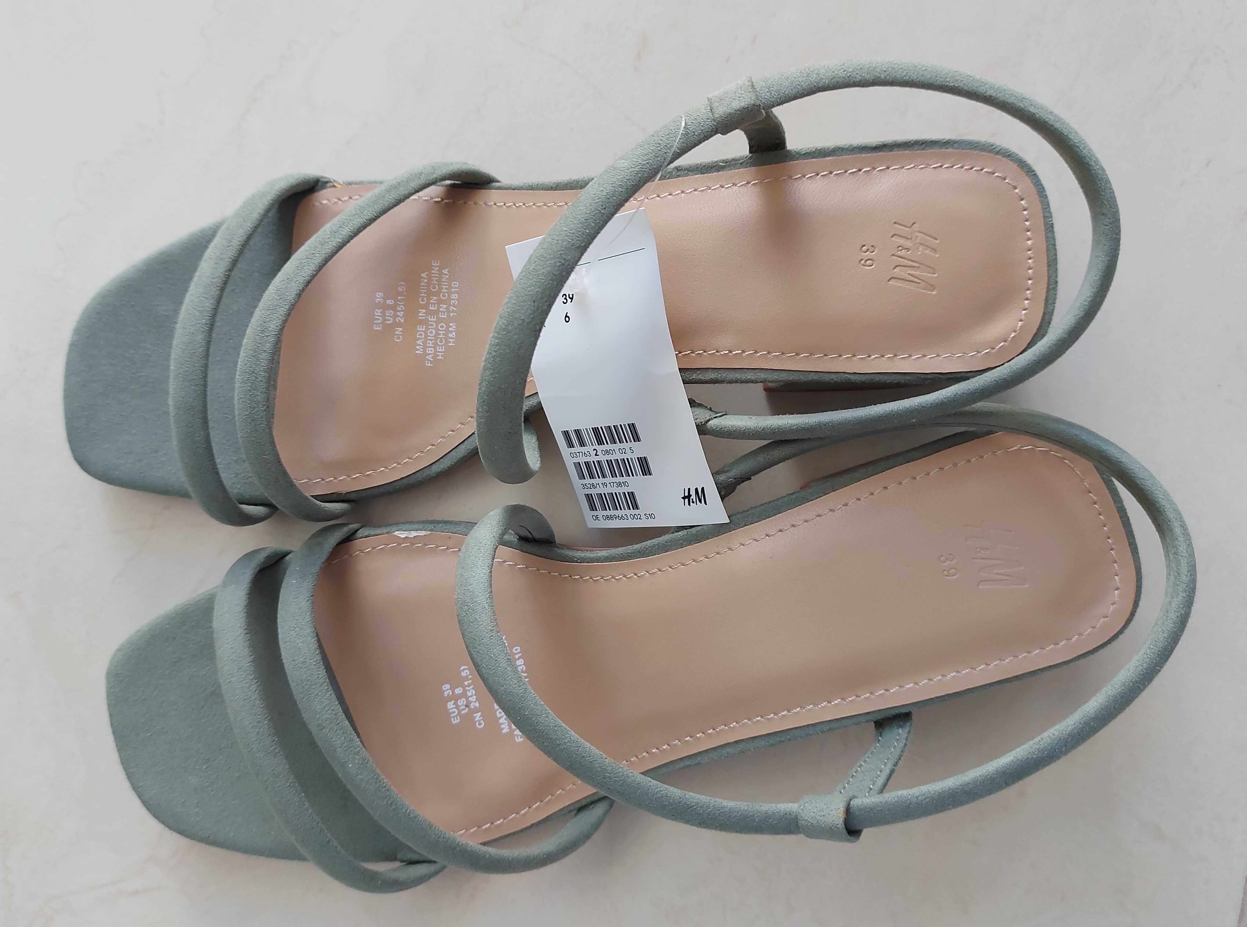 Нови с етикет сандали H&M размер 39