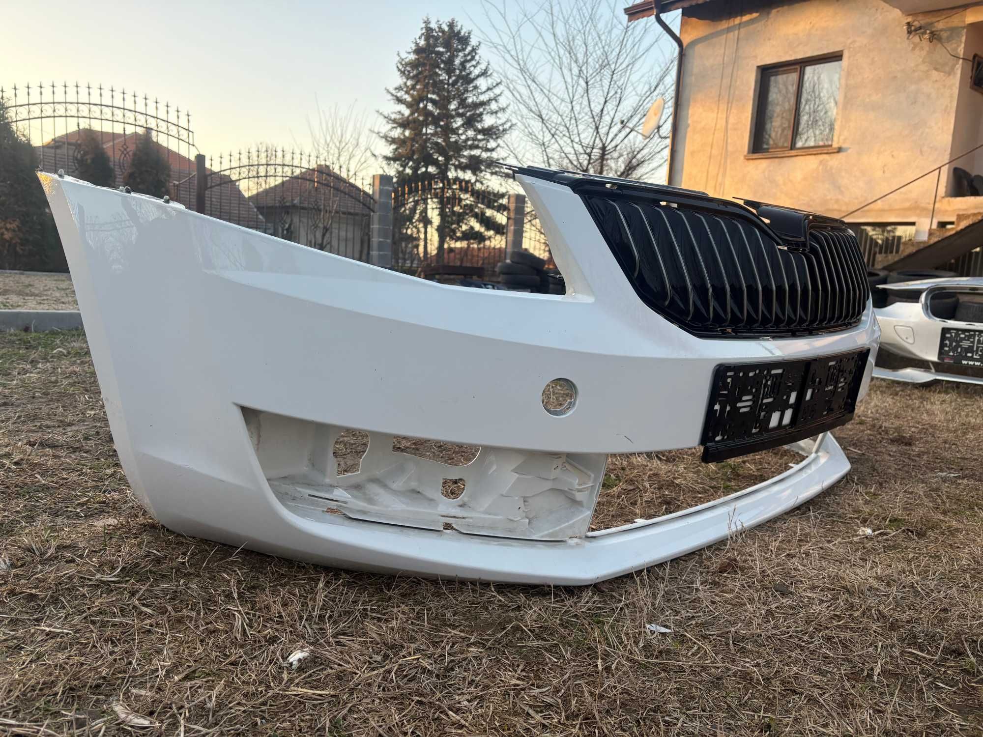 Предна броня за Шкода Октавия 3 / Skoda Octavia 3 2013 -2017