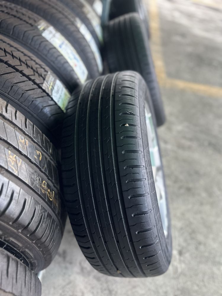 Jante + Anvelope + Capace Dacia 16 4x100 | 205/55 R16 91H Continental